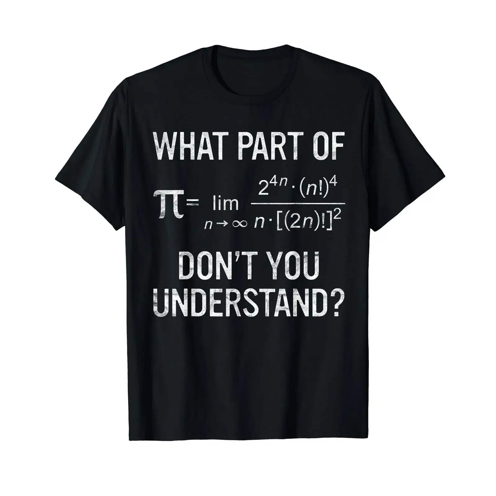 What Part of Don't You Understand Math Equation Pi Day T Shirt vintage Washed Casual designer clothes fashion Stylish Soft