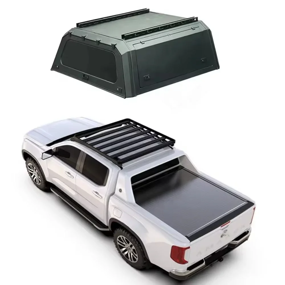 Hard Type Aluminum Alloy Topper Camper Pickup Tonneau Cover 4x4 Pickup Truck Canopy For Hilux 2019 dodge ram 2500