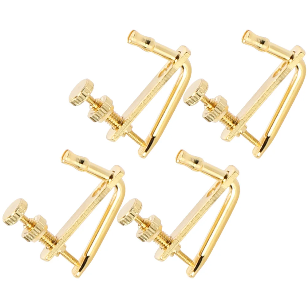 

4Pcs Violin Fine Tuners Reliable Metal Alloy Trimmer Supplies Component CostEffective Stability String Vibration Easy