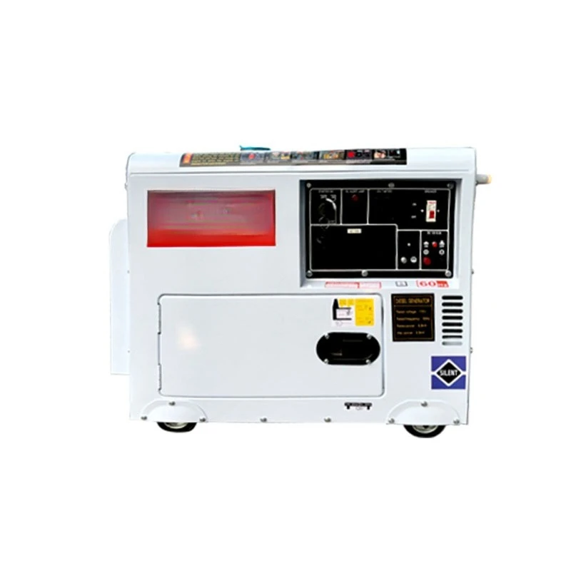 

Silent generator set diesel 5kw small household single cylinder 6 4KW kW mobile three-phase 380 AC