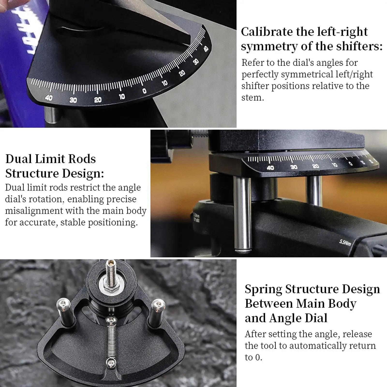

Инструмент для регулировки рычагов управления на руле велосипеда, измеритель положения переключателя скоростей, выравниватель крепления переключателя для набора инструментов для ремонта велосипедов