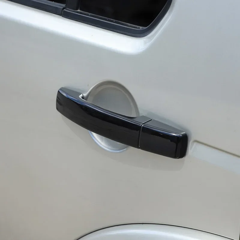 8Pcs ABS Matt Black For Land Rover Discovery 4 LR4 2010-2016 Car Door Handle Cover Trim Car Decoration Styling Accessories
