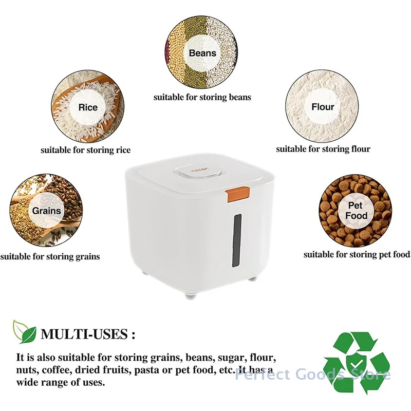 Rice Bucket: Insect - proof and Moisture - proof Sealed Container, Food - grade Storage Bin for Kitchen Use