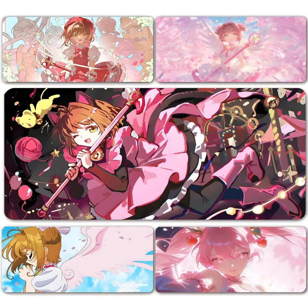Cardcaptor Sakura Mouse Pad Mouse Pad Anti-Slip Rubber Base Extended Desk Mat For Gamers Office Computer Accessories