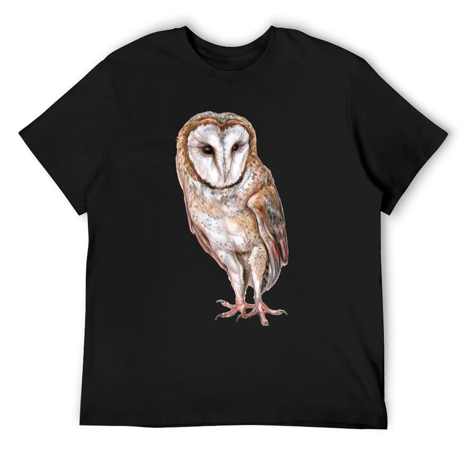 

Barn owl drawing T-Shirt Aesthetic clothing baggy shirts shirts graphic mens graphic t-shirts funny