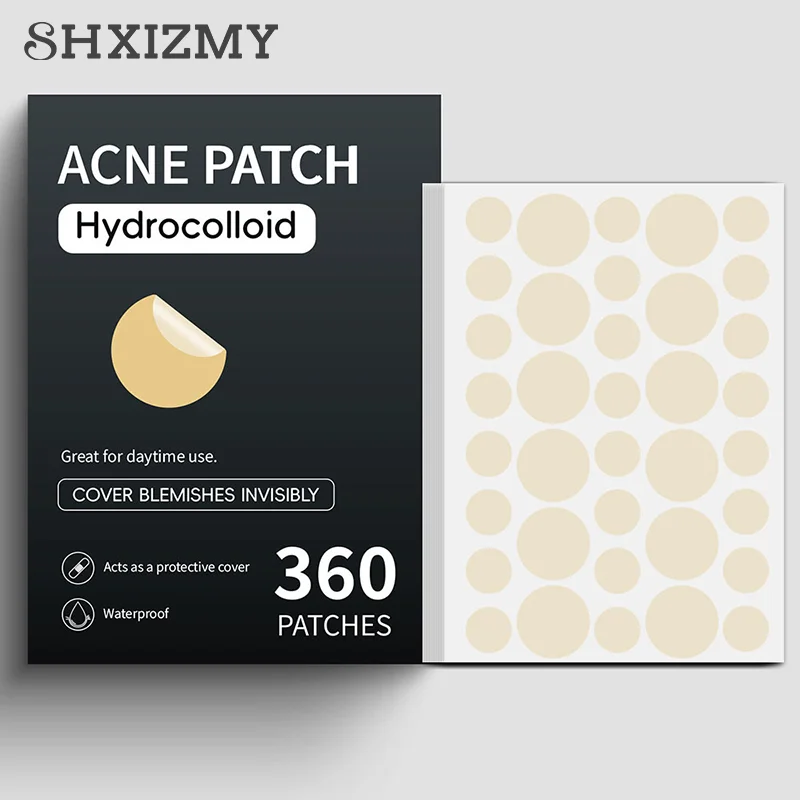 Patch anti-acné invisible, 360 pièces, autocollants pour soins de la peau, anti-cernes, outils de maquillage beauté