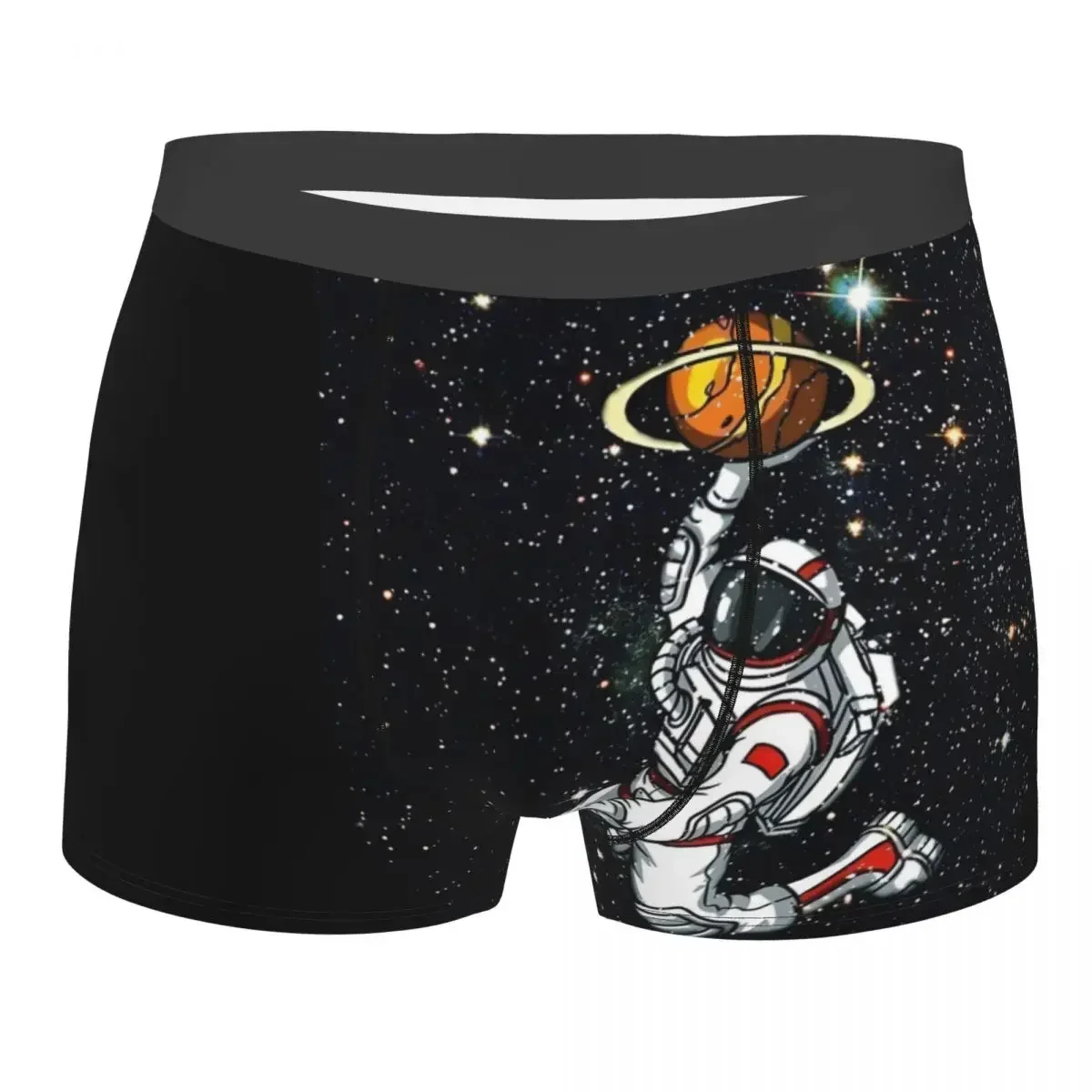 Astronaut Shot Men Boxer Briefs Underpants Street Arts Highly Breathable High Quality Sexy Shorts Gift Idea