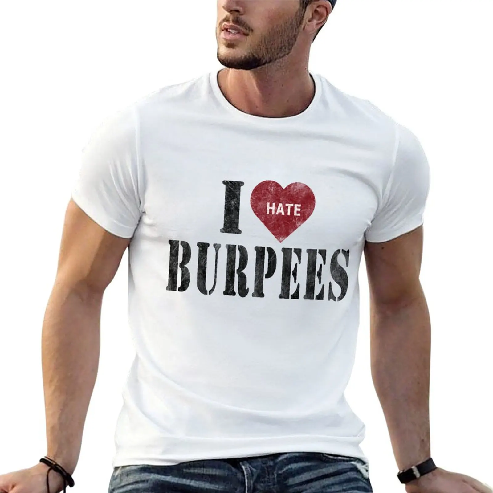 I heart burpees T-Shirt Outdoor Activity Sports T-Shirt