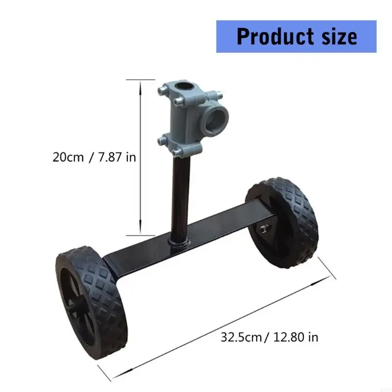 M4YC Lawn Lawn Hỗ trợ Bánh xe Cỏ Trimmer có thể điều chỉnh Bánh xe