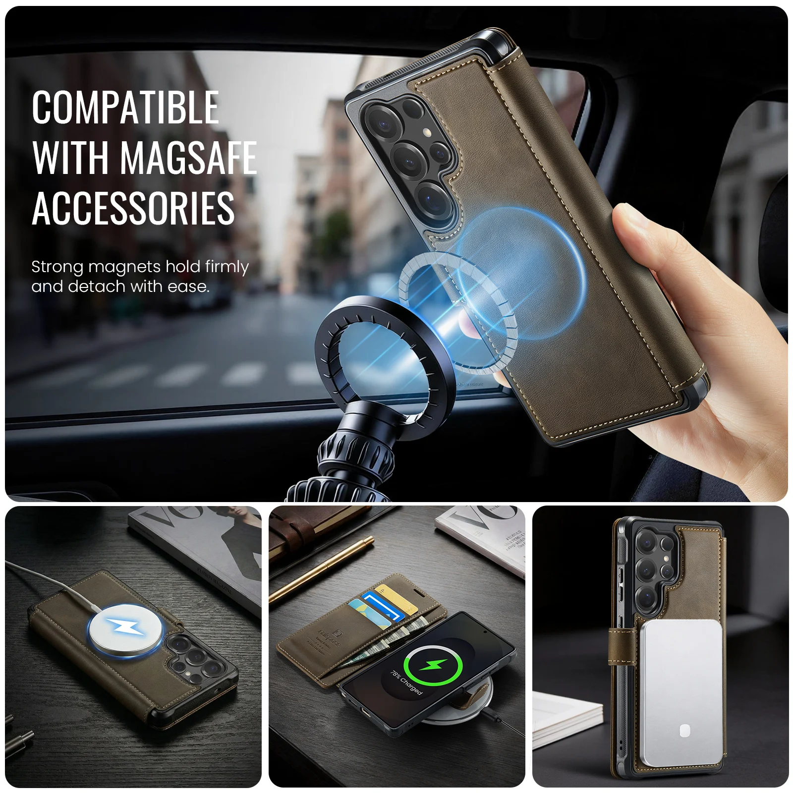 Чехол-кошелек из искусственной – обзор и цена Phone Accessories Hippers