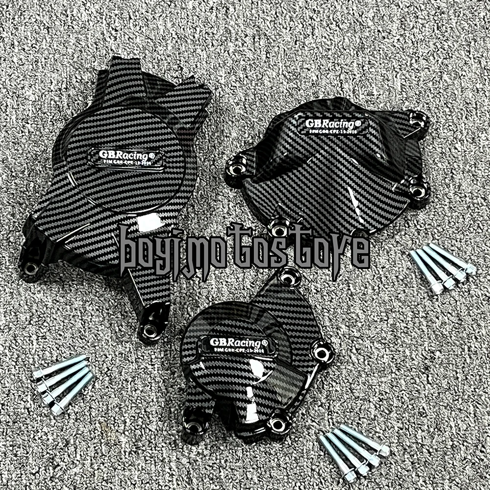 

GSX-R1000 2016 Engine Protection For SUZUKI GSX-R1000 K9 & L0-L6 Engine Cover Motorcycle Protection Covers Carbon Fiber Texture