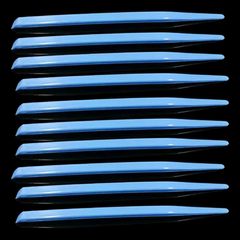 10pcs Dental Mixing Plaster Spatula for Impression Material Disposable Mixing Knife Alginate Spatula Plastic Blue Dentist Tools