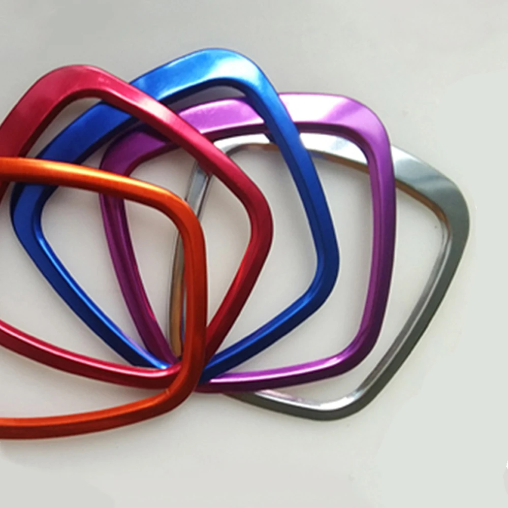 Car Steering Wheel Ring Sticker Frame Metal Cover Interior Decor Auto Accessories For Audi A3 8P S3 A4 B6 B7 B8 A5 A6 C6 Q5 Q7 image 3