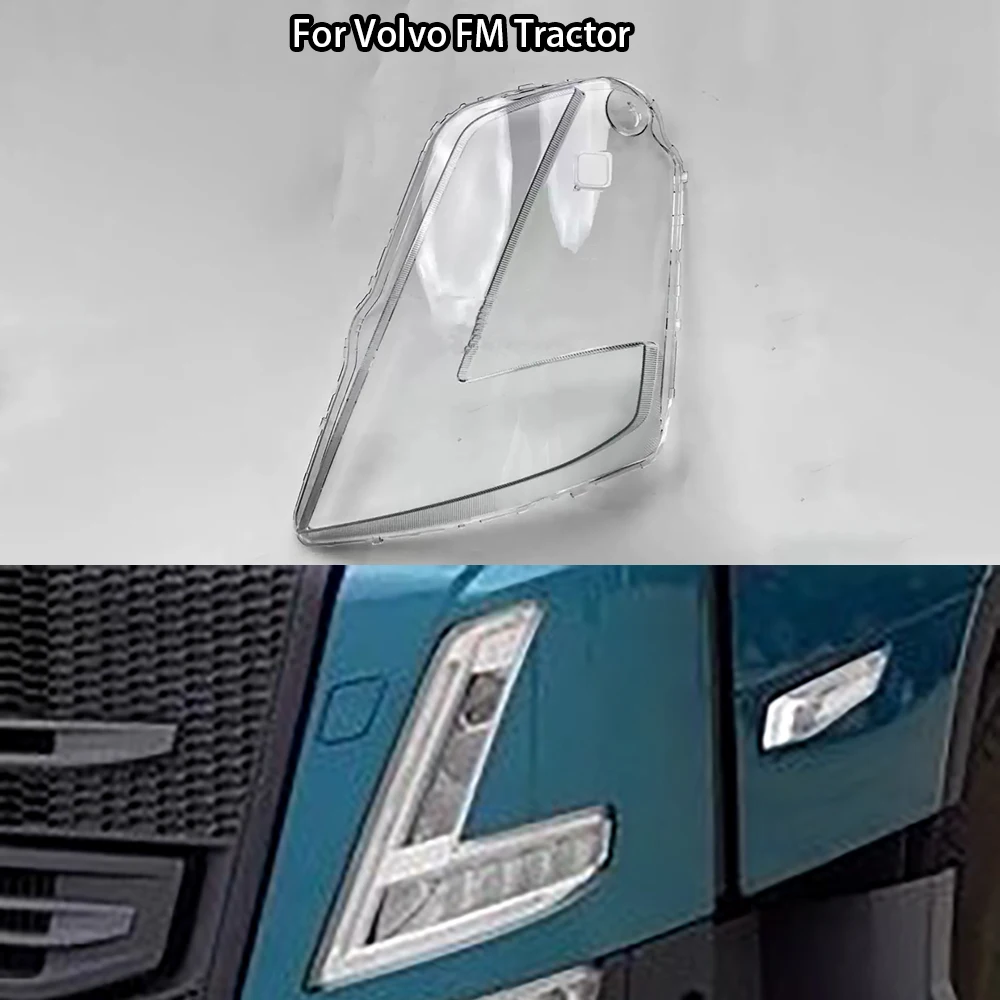 Front Headlight Cover Transparent Headlamp Lamp Shell Replace Original Lampshade Plexiglass For Volvo FM Tractor