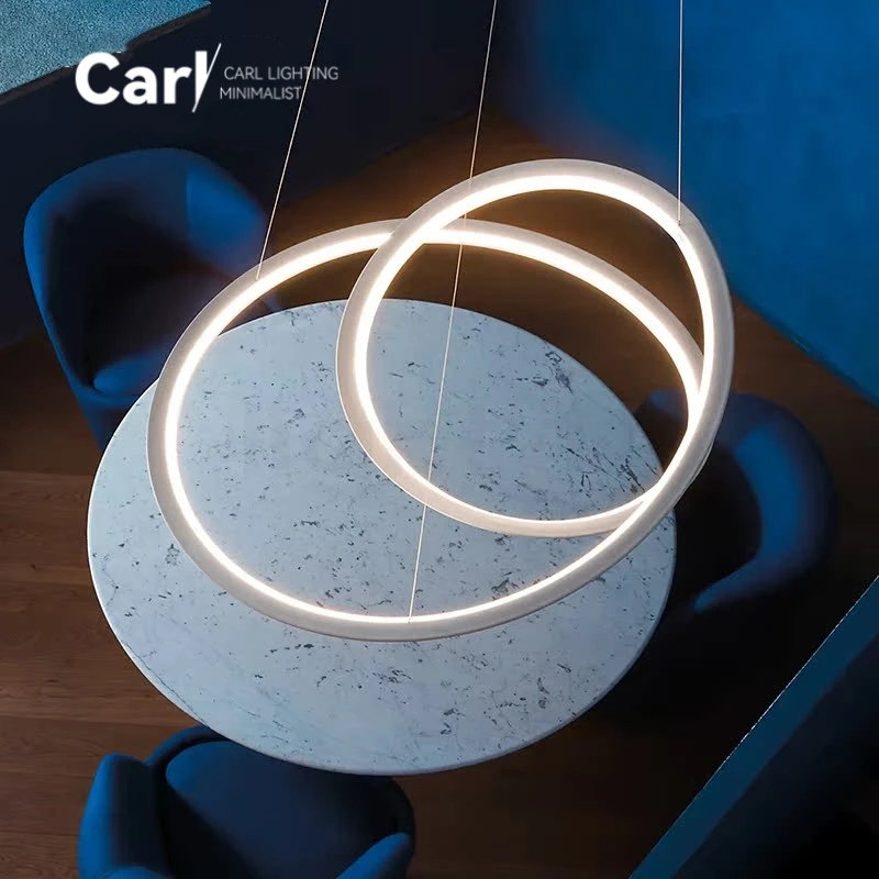 الشمال الإيطالية بسيطة غرفة المعيشة خط الثريا الحديثة الحد الأدنى مصمم مطعم بار غرفة نوم مصباح فني