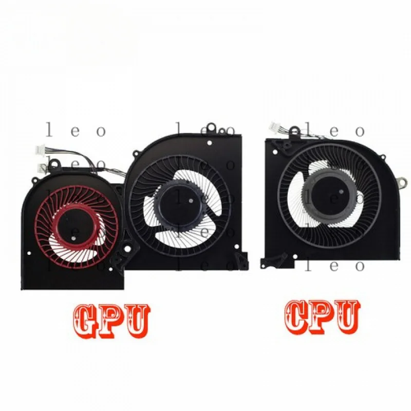 EE  Laptop CPU GPU Cooling Fan For MSI GS65 MS-16Q2 16Q2-CPU-CW 16Q2-GPU-CW