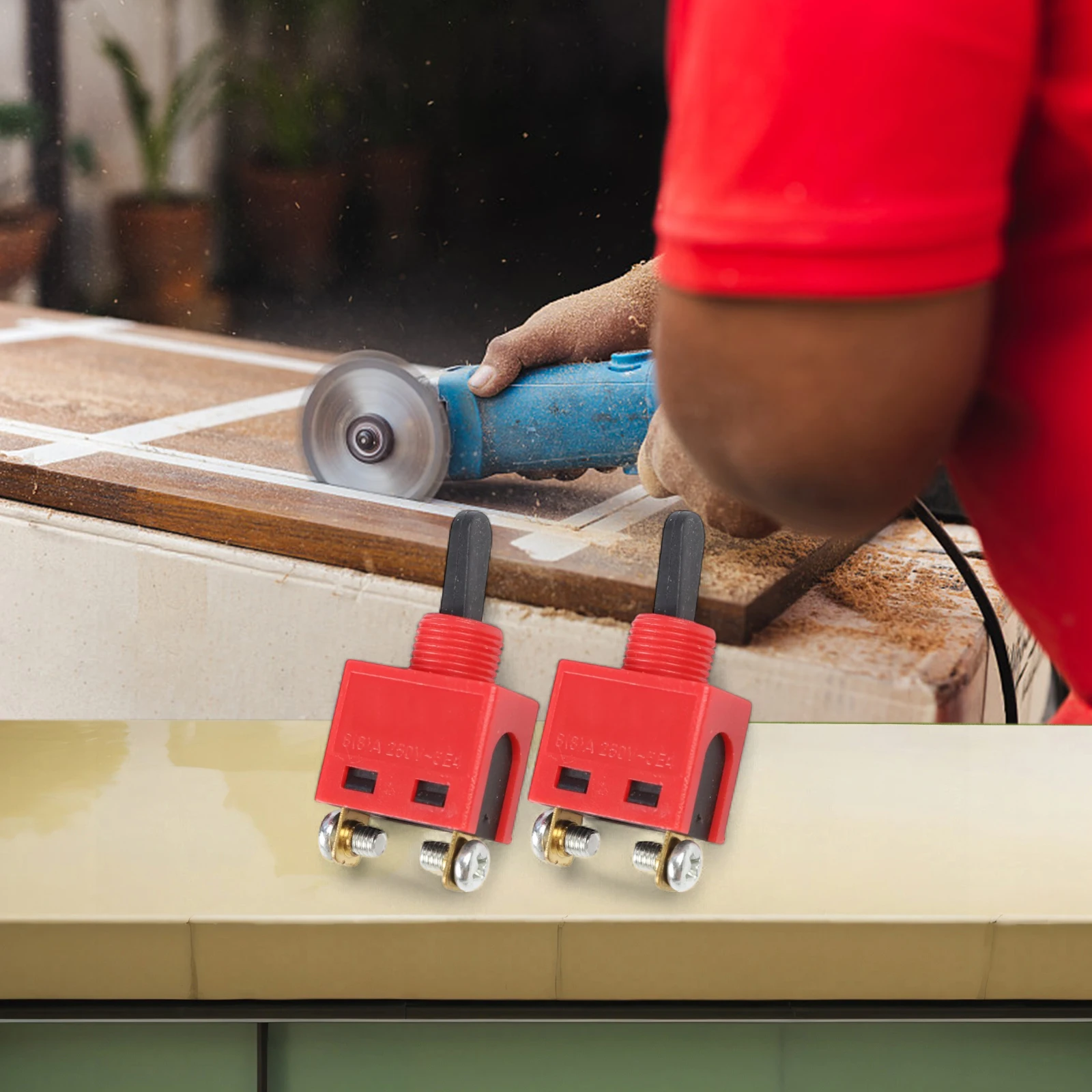 

2 шт. запасные части для переключателя угловой шлифовальной машины, совместимые с 9523NB 651403-7 651433-8 9524NB 9527NB 9528NB, аксессуары для электроинструментов