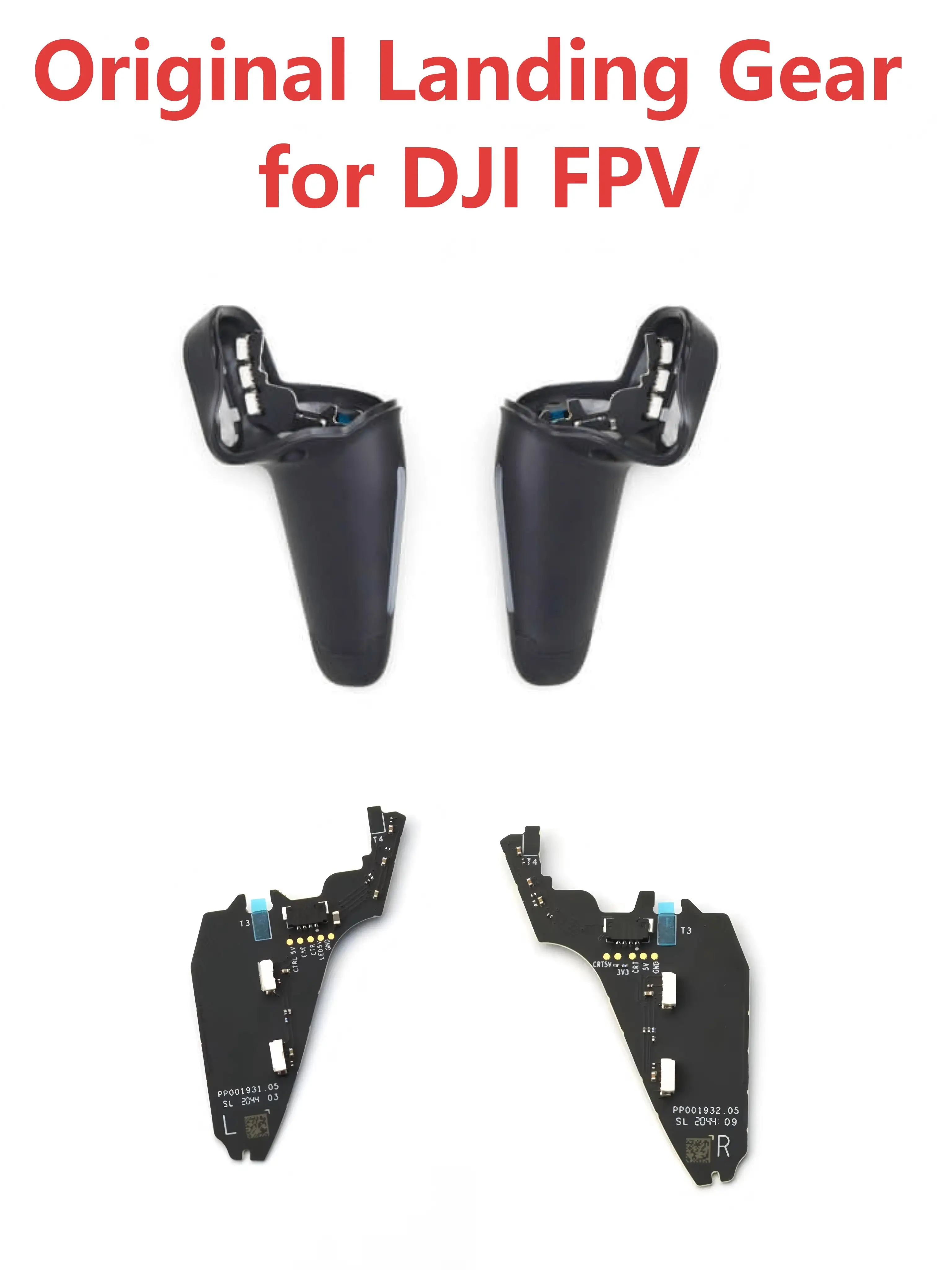 オリジナル DJI FPV ランディングギアアンテナボード左/右スタンドフロントキックスタンド交換用 DJI PFV ドローン修理部品