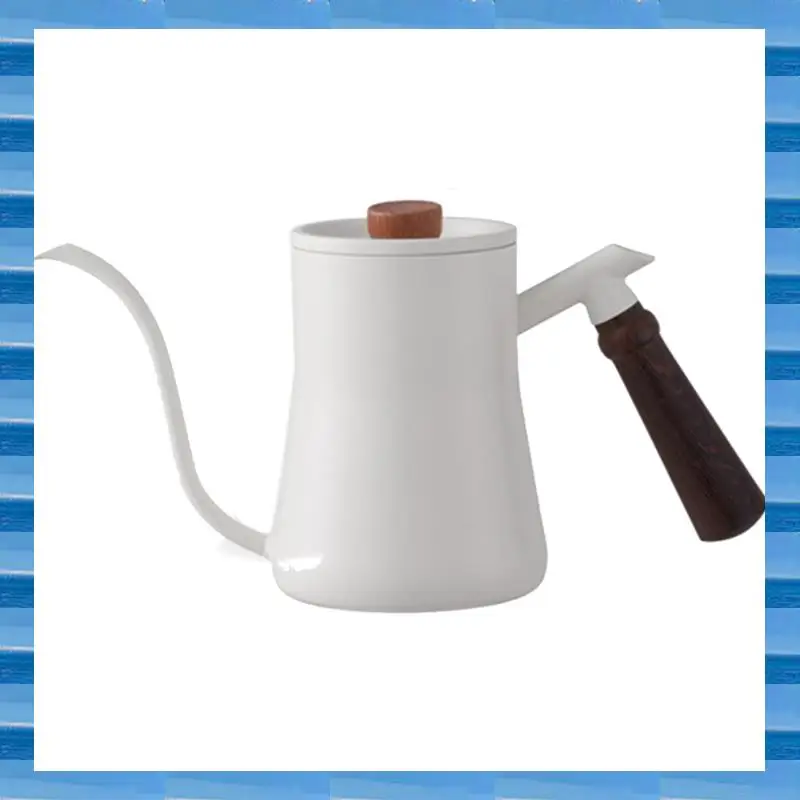 

AT53 Coffee Pot Milk Frothing Pitcher Jug Gooseneck Kettle Spout Stainless Steel Coffee Tea Milk Pot Kettle 600Ml