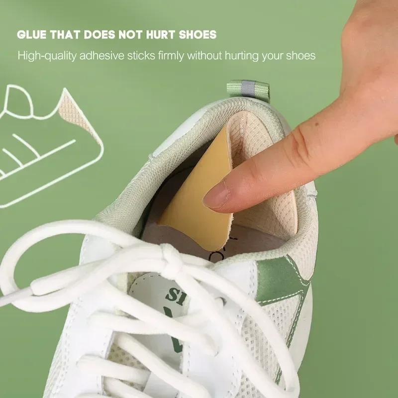 Heel Cushion Sneaker Sticker Insert Blister Anti-dropping Size Friction Shoes Reducer Anti-wear Insole Patch Sport Pad