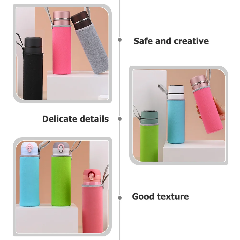 

7Pcs Insulated Thermal Cup Sleeves Colorful Mug Covers Handle Strap Portable Bottle Sleeve for Travel Garden Events