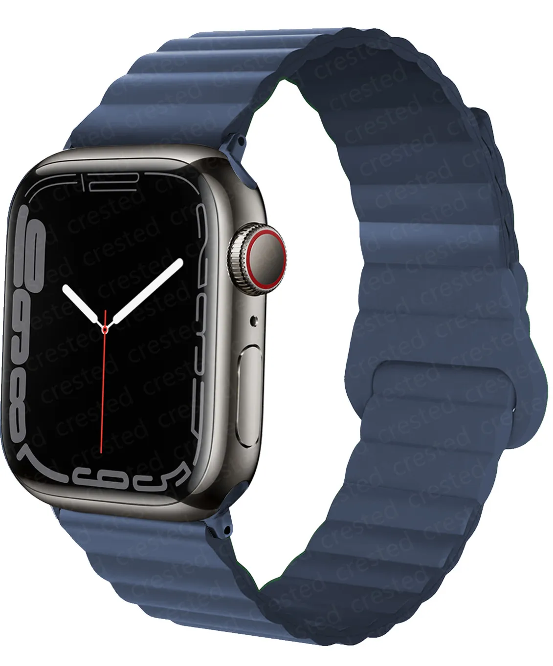 

Magnetic strap For Apple watch band 44mm 40mm 45mm 41mm 38mm 42mm 44 45 mm Silicone watchband Bracelet iWatch serie 3 5 4 SE 6 7