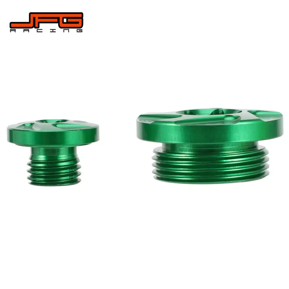 Moto CNC Verde Motore Timing Spine Vite Bulloni Per KAWASAKI KX250F KXF250 2004-2010 SUZUKI RMZ250 RMZ 250 2004 2005 2006