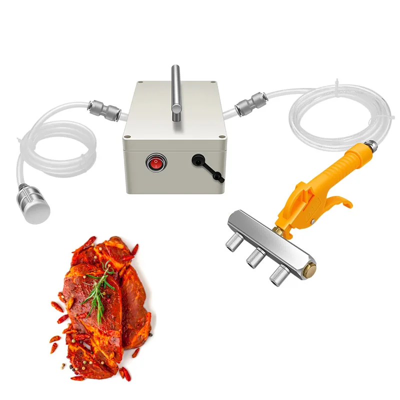 Electric Saline Injection Pump Meat Pickling Machine High Pressure  Injection Gun Meat Marinated Syringe