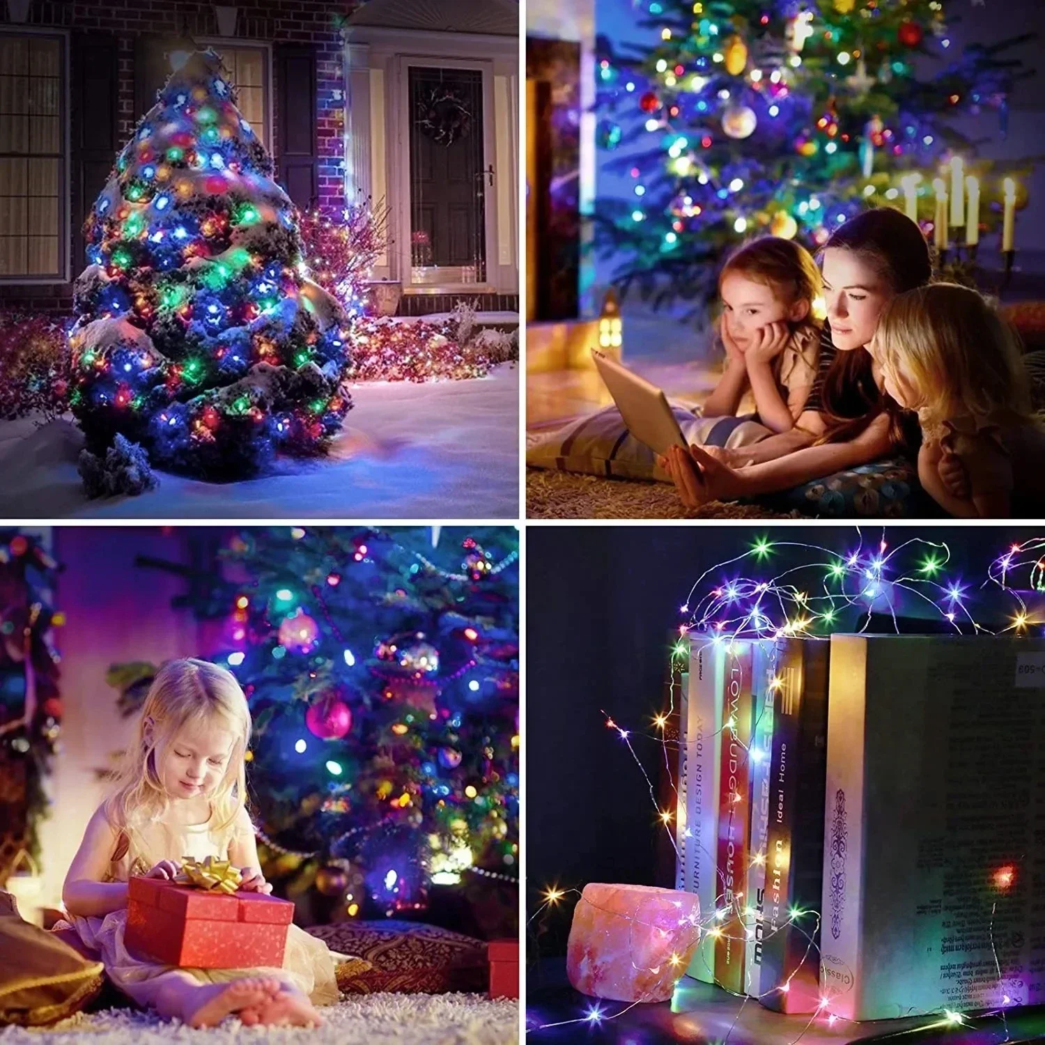 USB LED Lichterkette 2M/5M/10M/20M/30M mit 8 Modi und Fernbedienung, Feengirlanden für Hochzeit, Weihnachten, Feiertage, Dekorationslampen für Neujahr – Detail 3
