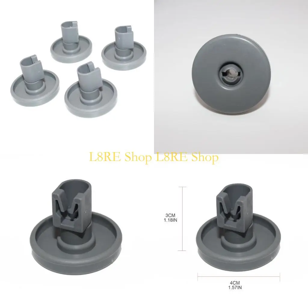 L8RE 1 PC بكرات عجلة غسالة الصحون لـ AEG لـ Electra للحصول على امتياز غسالة الصحون ACCS #1