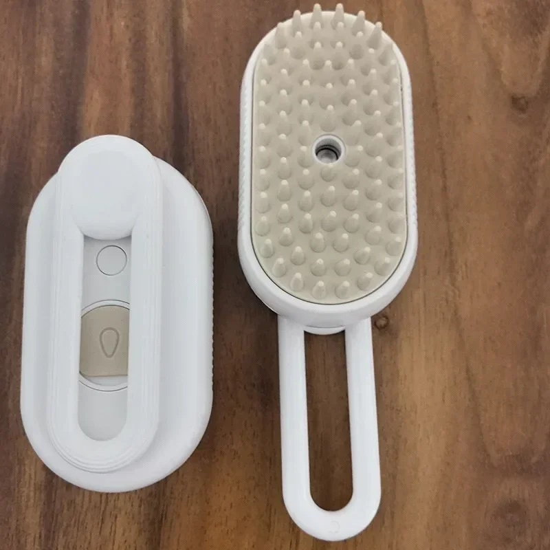 3 In 1 Steam Brush Steam Cats Comb Water Steam Cat Brush Electric Spray Hair Brushes Cats Massage Grooming Hair Removal Comb
