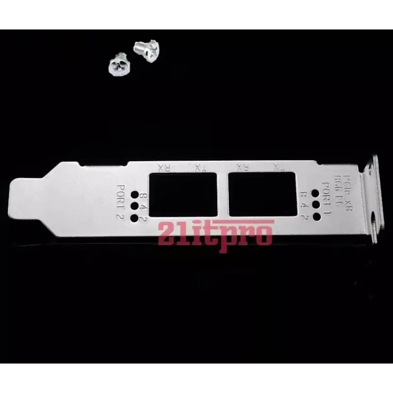 IO I/O Shield Back Plate for IBM 42D0516 3579 8GB Fiber Optic Card DELL 6T94G 2U Short Baffle Plate Bezel