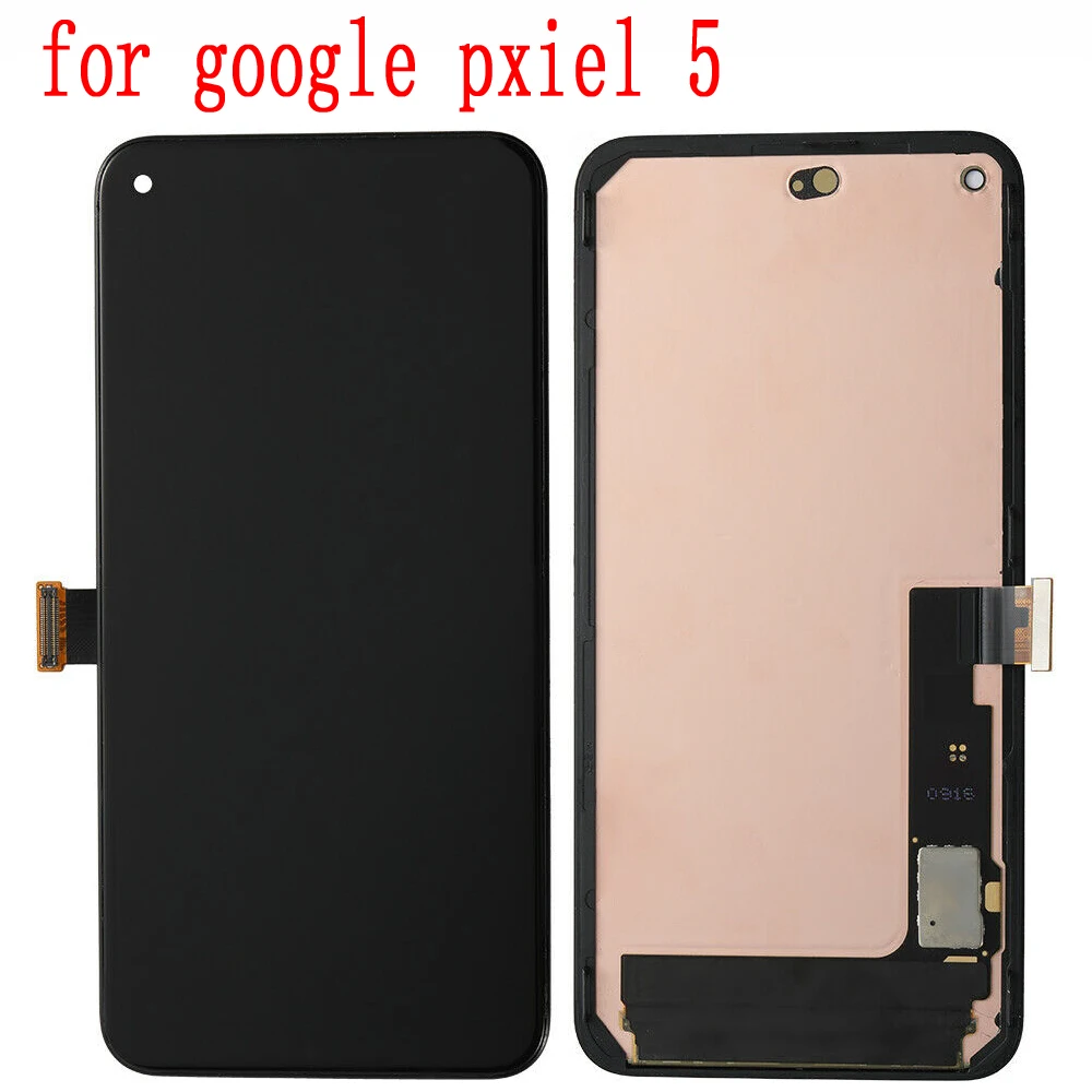 LCD Screen Display For Google Pixel 5a 5G Pixel 5a Display Screen Touch Panel Digitizer For Google Pixel 5 LCD GD1YQ GTT9Q Frame