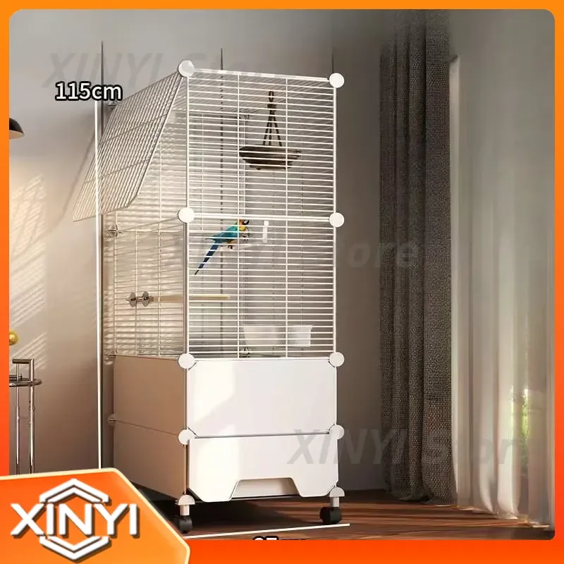 Rat Accessories Parrot Bird Cage Aviary Rabbit Courtyard Bird Cage Habitat Speciality Jaula Decorativa Pet Products for