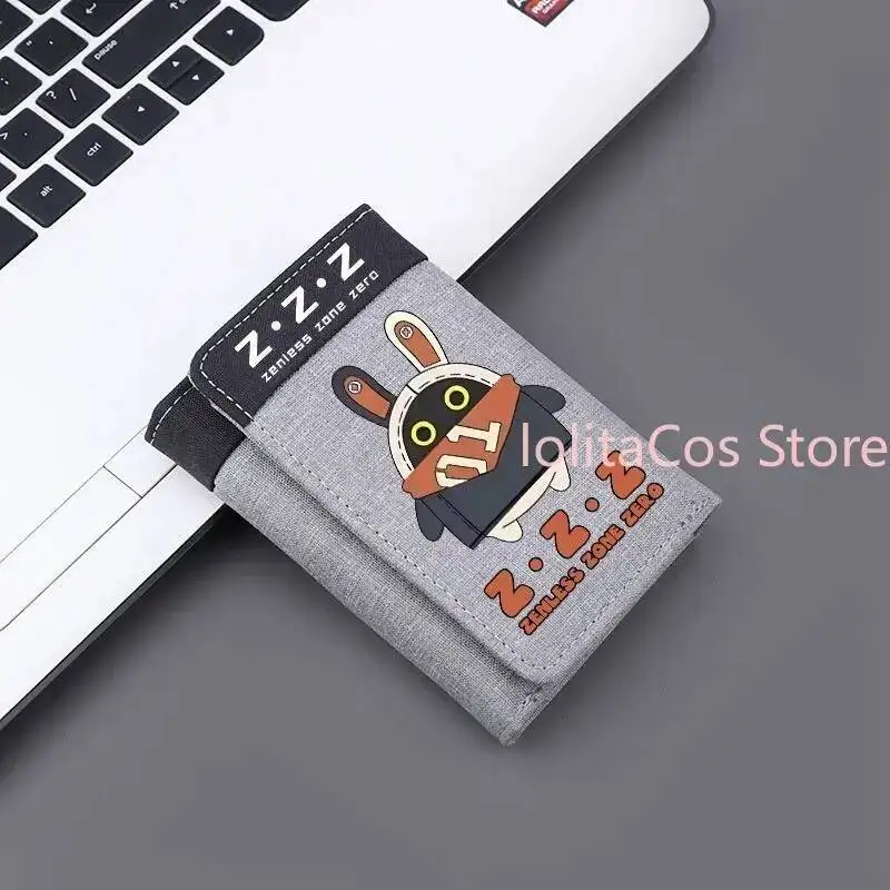 

Acg Zenless Zone Zero Belle The Bangboo Tsukishiro Yanagi Cosplay Fold Wallet Cartoon Billfold Notecase Purse Adorn Gift Anime