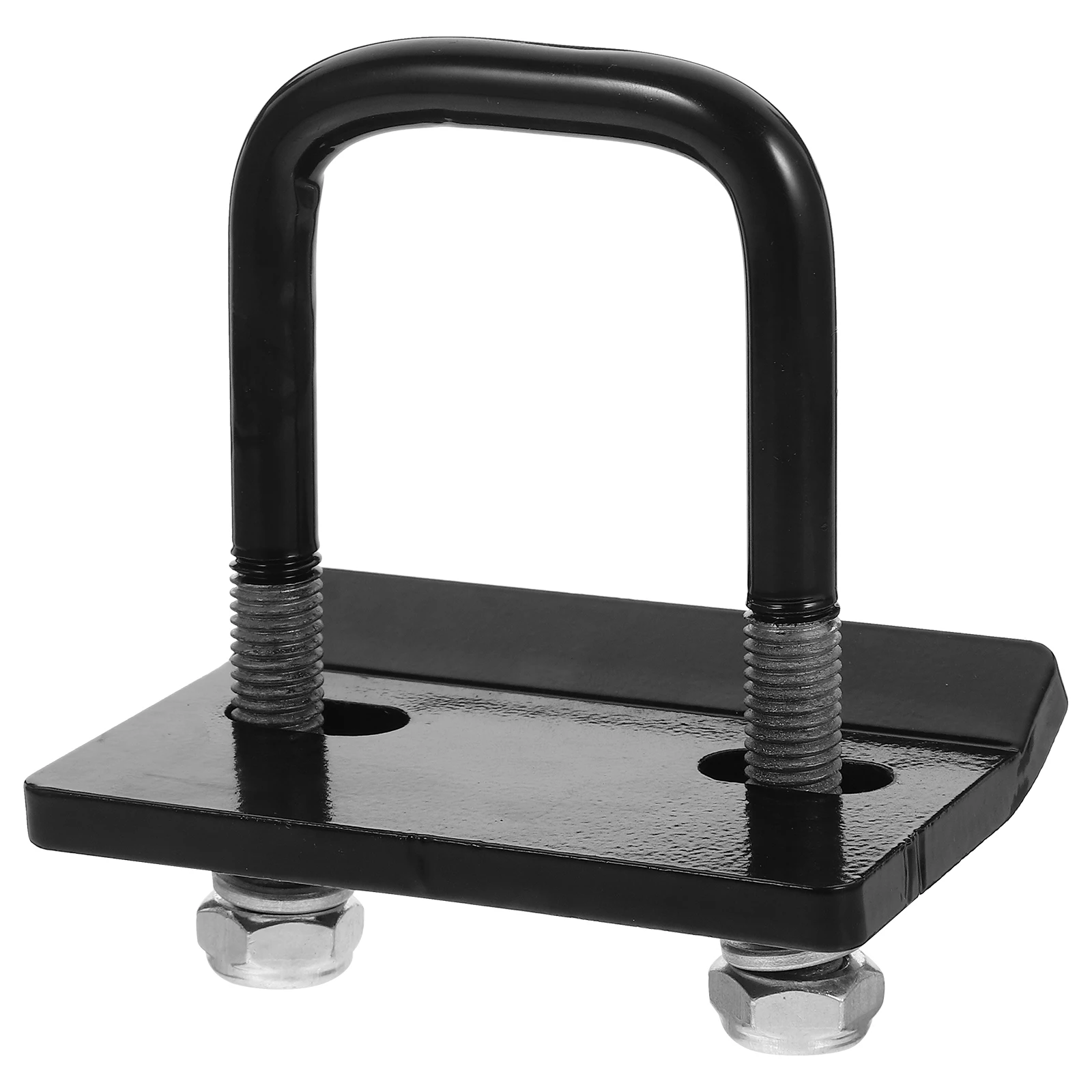 

Anti-shaking Trailer Hitch Clamp Heavy Duty Tightener Black Alloy Steel Rattle Proof Secure Cargo Weather Resistant Non-rusting