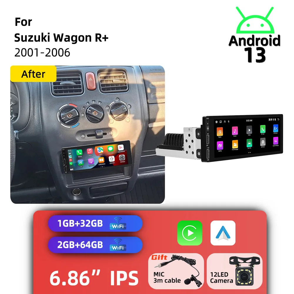 For Suzuki Wagon R+ 2001-2006 6.86