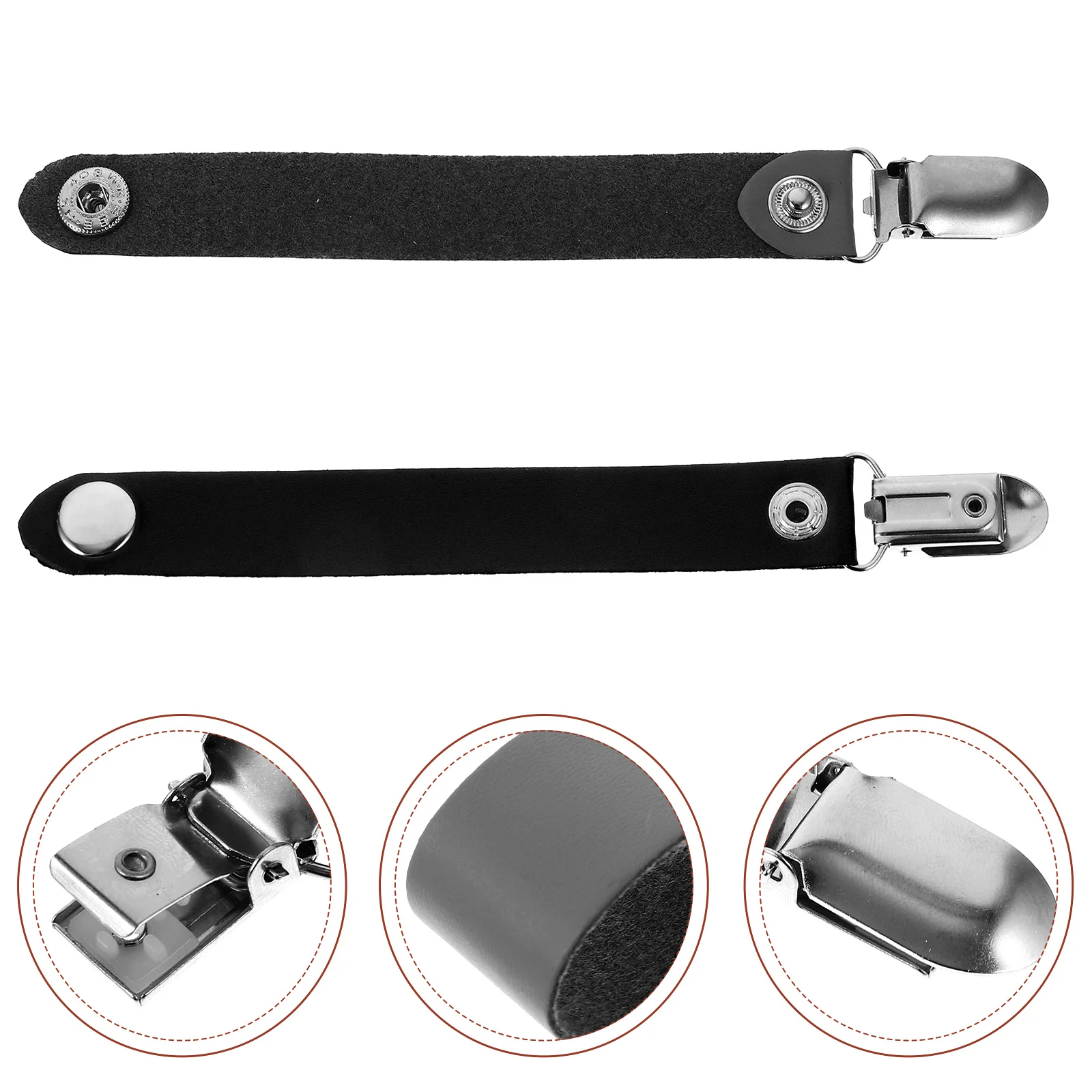 

2Pcs Hat Clip Travel Multifunctional PU Metal Portable Hat Holder Clip for Backpack Bag Travel Accessories