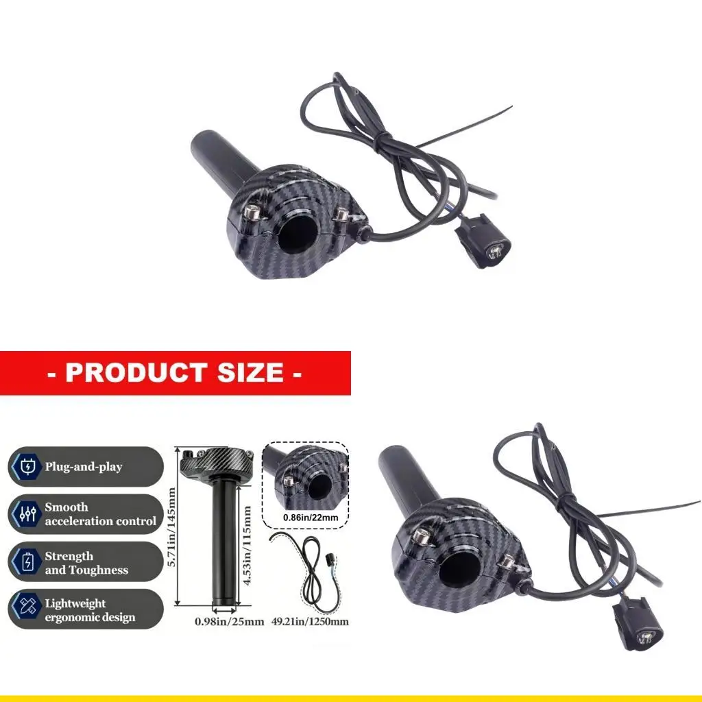 

SZCH Twist Grip For Electric Motorcycle And Trail Bike Featuring Smooth Ball Bearing Mechanism And Textured Design