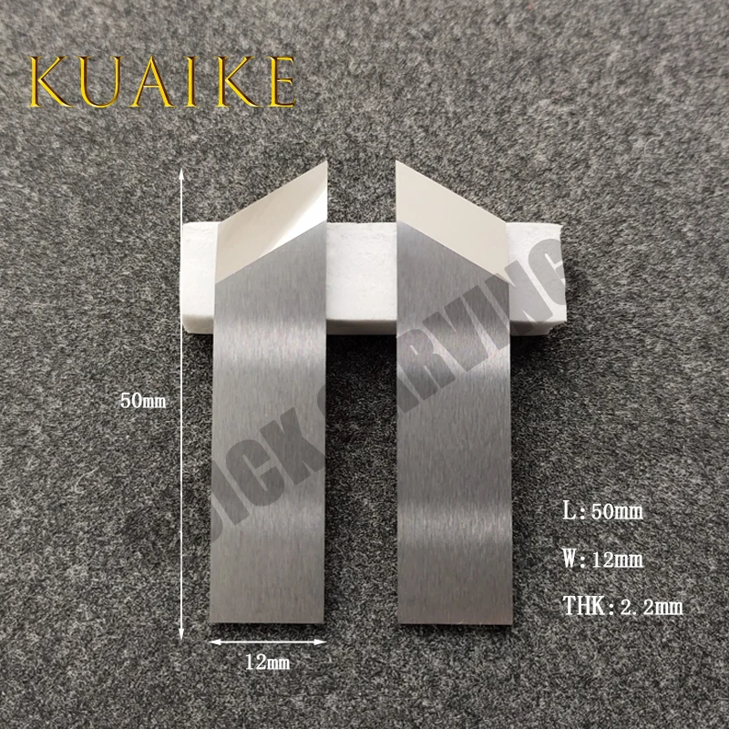 Imagem -03 - Tungsten Steel Slotting v Grooving Blade Gift Box Cardboard Carton Cutter Trenching Machine v Slot Machine Knife Pares 10 Pcs