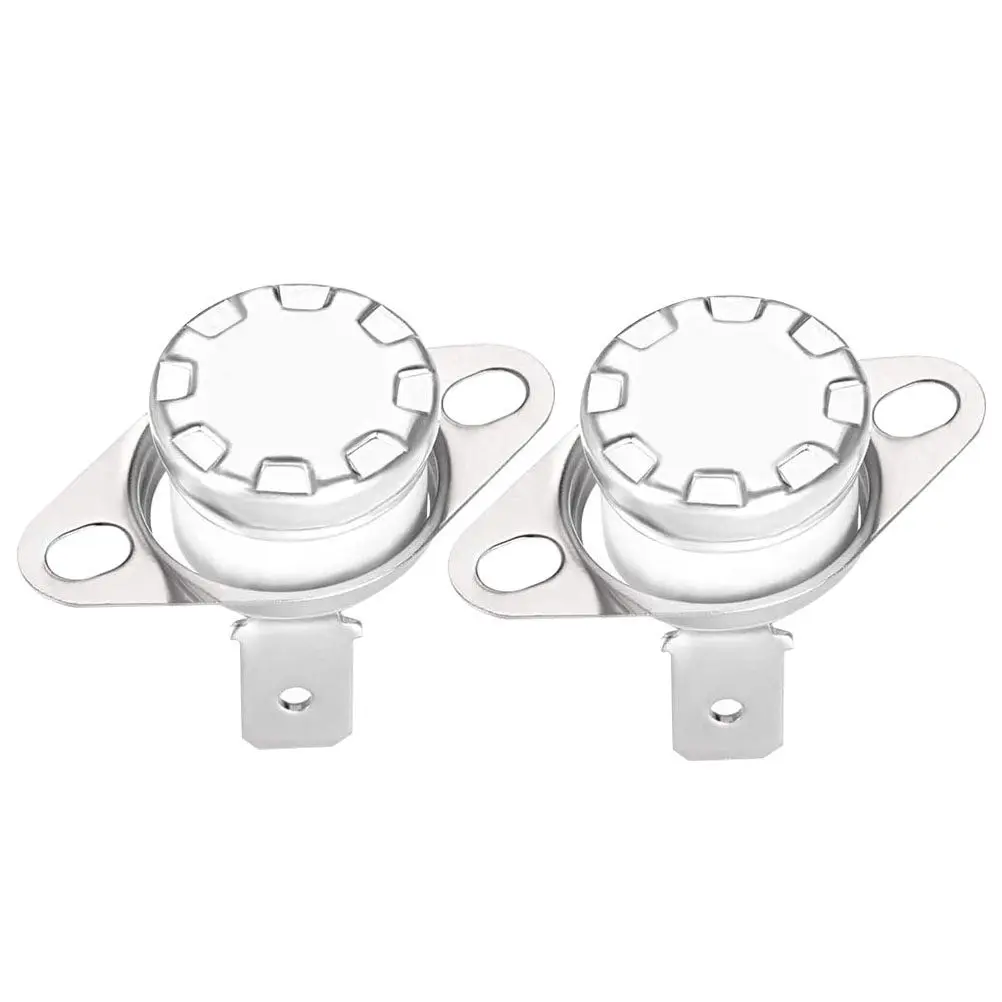 2Pcs Temperature Control Ksd301 Normally Closed Snap Disc Switch High Precision Thermal Control 160C 250V 10A for Oven Computer
