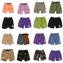 2023 X-large 15 Style Baby Girl Boy Cotton Shorts Children Soild Color Short Pants Summer Kids Beach Short Sports Pant 1-11Years