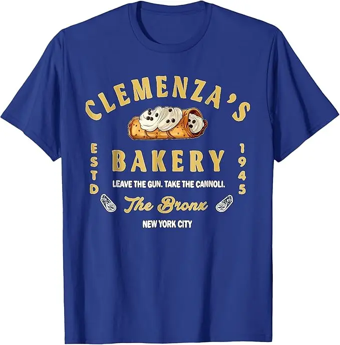 Clemenza Bakery Food Lustiges T-Shirt Y2k Foodie Grafik-Bekleidung Neuartiges Geschenk Personalisierte passende Familienkleidung Baumwollmode – Detail 3