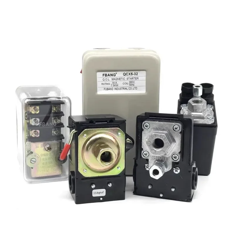 Upgrade Air Compressor Accessories Air Pump Controller Horizontal Pressure Switch Automatic Starter Compressor Start and Stop As