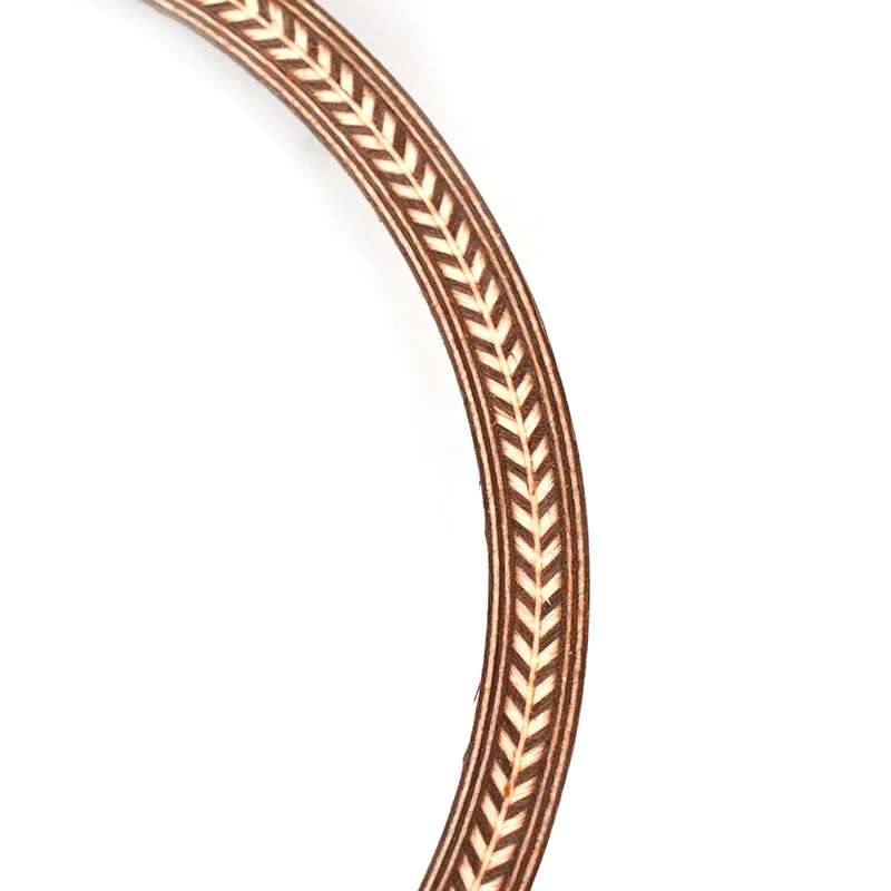 10 قطعة Soundhole Rosette البطانة الصوتية الغيتار الجسم مشروع Sapele الزيزفون روزيت