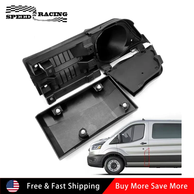 

CK4Z-5427936-A CK4Z-5427936-F Fuel GAS Filler Door Housing Pocket with Hinge For 2015-2023 Ford Transit 150 250 350 350HD Black