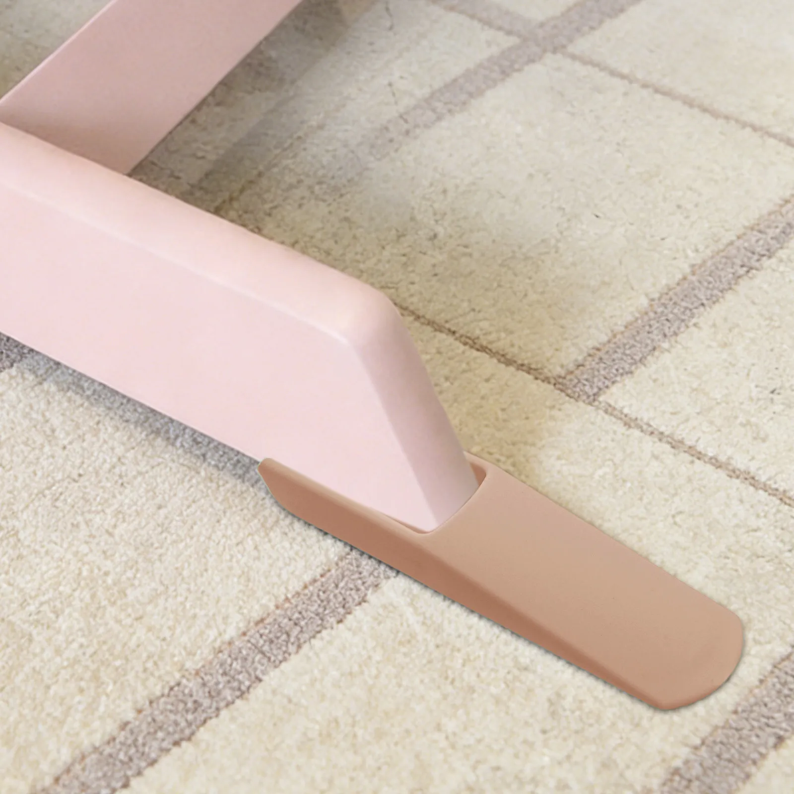 2Pcs Detachable Highchair Leg Pads Anti-Slip Chair Floor Protectors for High Chair Stability Kit Hardwood Tile Laminate