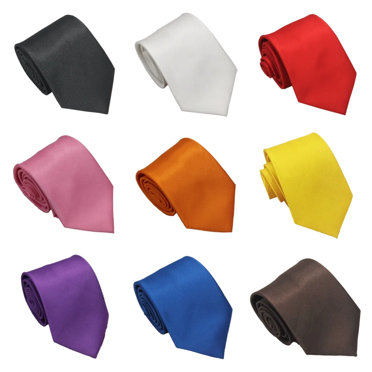 

AnnieBritney Wedding Classic Tie For Men Solid New Neckties for Wedding Party Business Adult Casual High Quality Daily Wear Tie