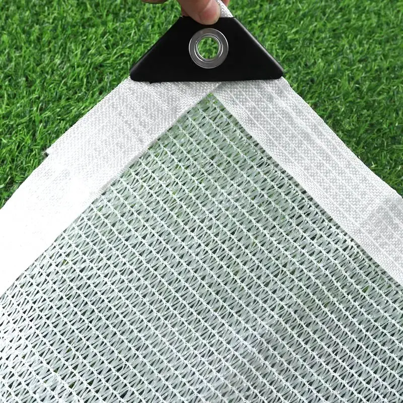 4Pin HDPE White Sunshade Net Plant Greenhouse Cover Mesh Fence Privacy Screen Garden Sun Shed Outdoor Anti-UV Sunblock Fabric