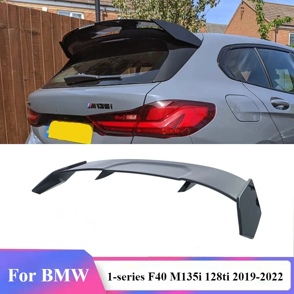 Hatchback Spoiler Rear Trunk Wing High Quality ABS By Gloss Black Carbon Fiber For BMW 1-series F40 M135i 128ti 118D 2019-2022